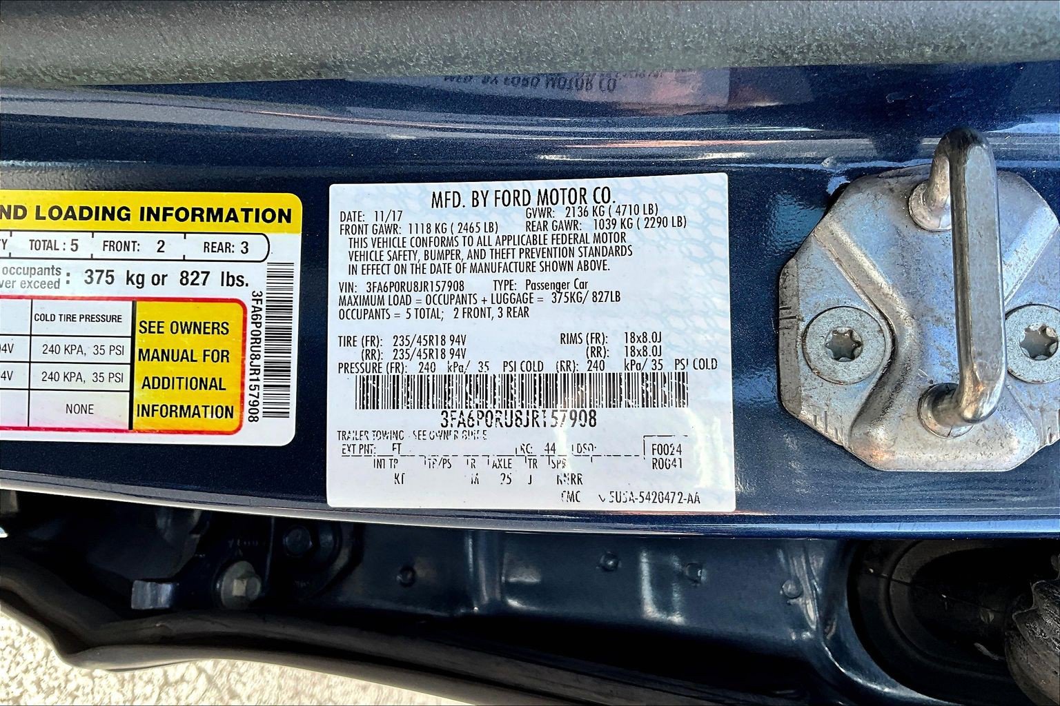 Used 2018 Ford Fusion Titanium FWD image 19
