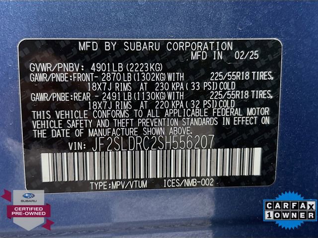 Certified 2025 Subaru Forester Limited w/ Popular Package #2 AWD/4WD image 33