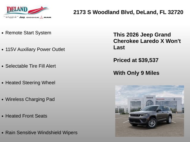 New 2026 Jeep Grand Cherokee Laredo X RWD image 22