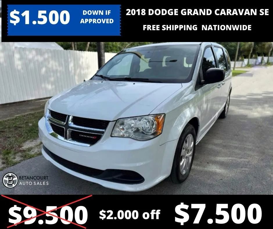 Used 2018 Dodge Grand Caravan SE