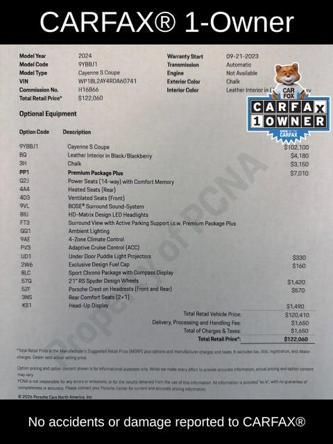 Used 2024 Porsche Cayenne S AWD/4WD image 2