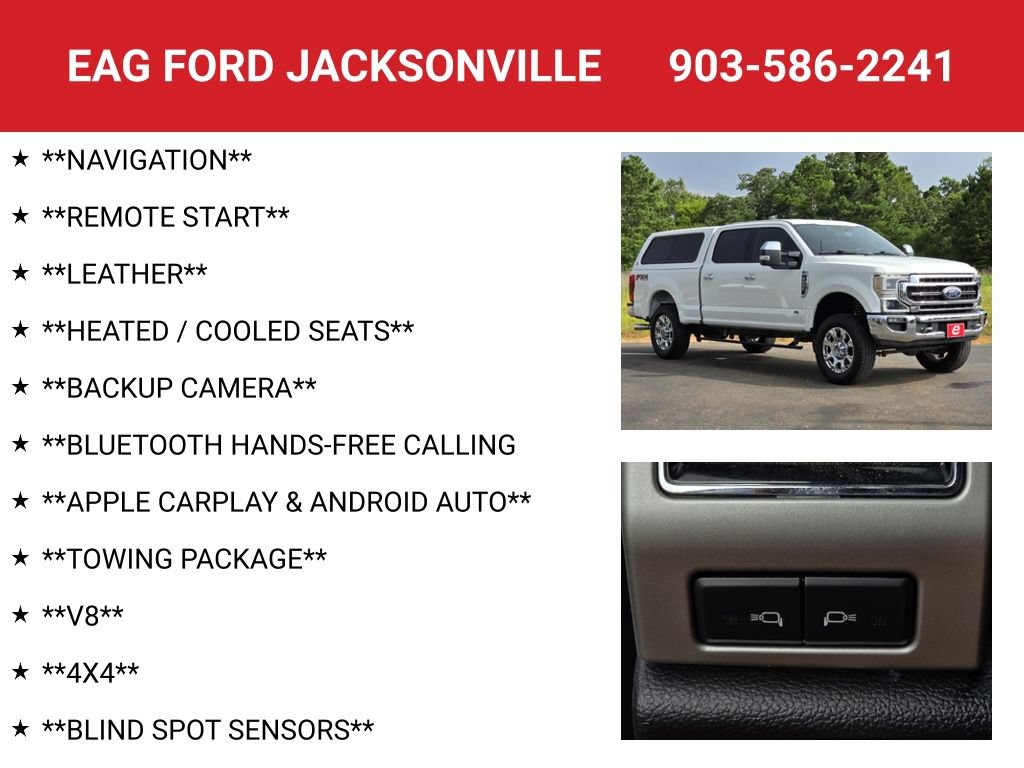 Used 2020 Ford F250 Lariat w/ Lariat Ultimate Package AWD/4WD image 4