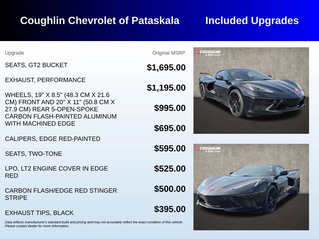 Used 2023 Chevrolet Corvette Stingray Preferred Cpe w/ Battery Protection Package RWD image 3