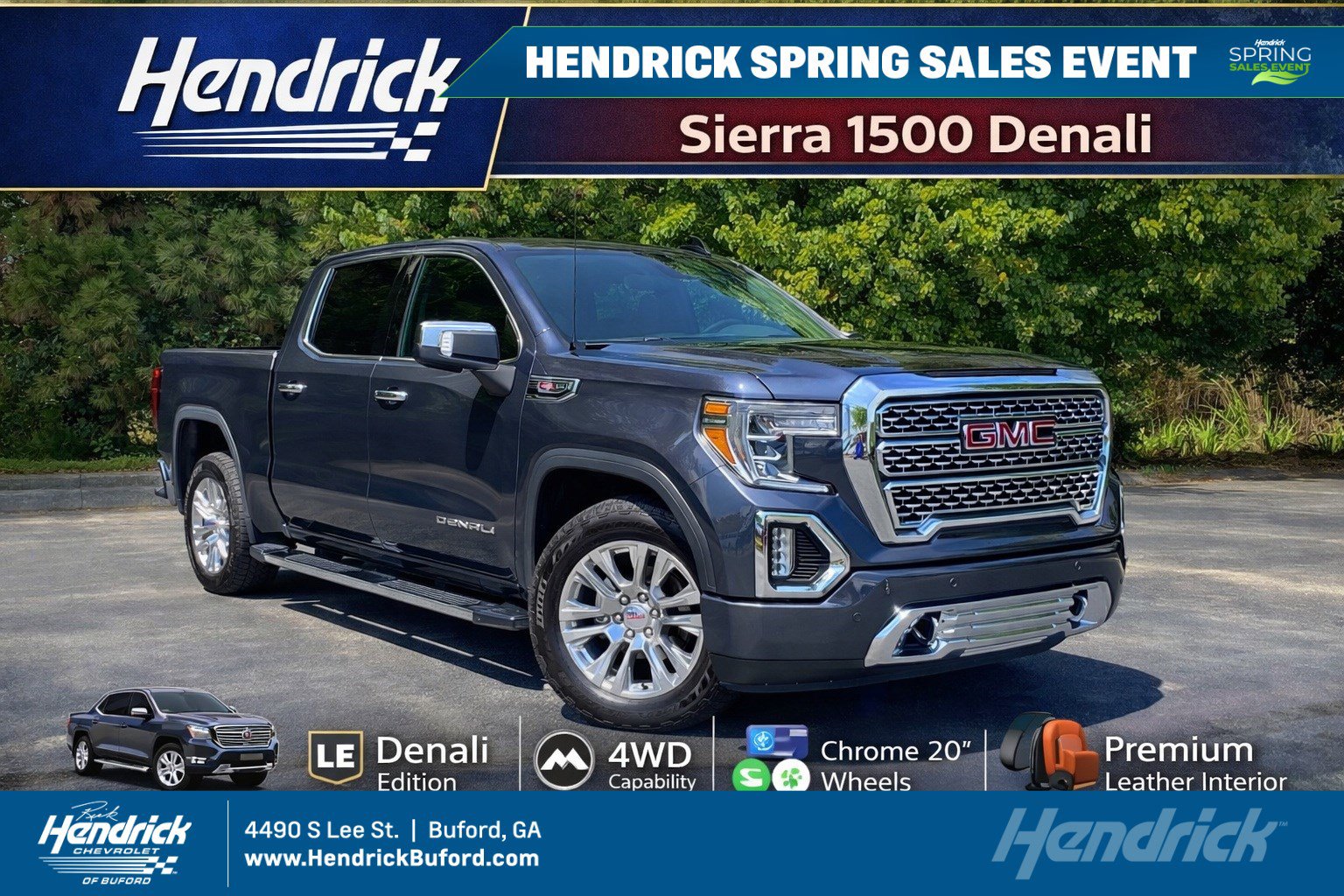 Used 2021 GMC Sierra 1500 Denali w/ Driver Alert Package II image 1