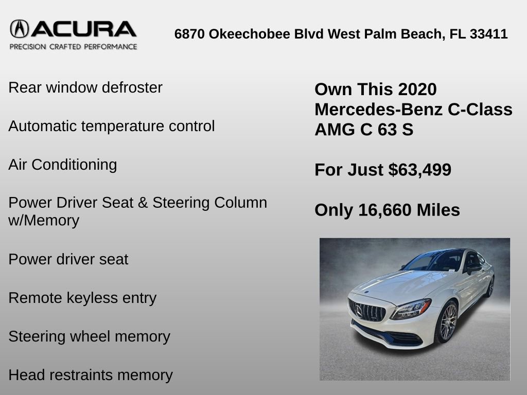 Used 2020 Mercedes-Benz C 63 AMG S image 12
