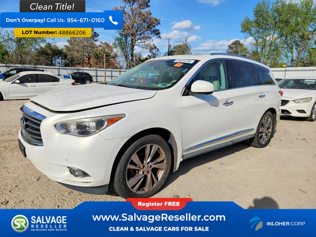 Used 2014 INFINITI QX60 AWD w/ Deluxe Touring Package image 1