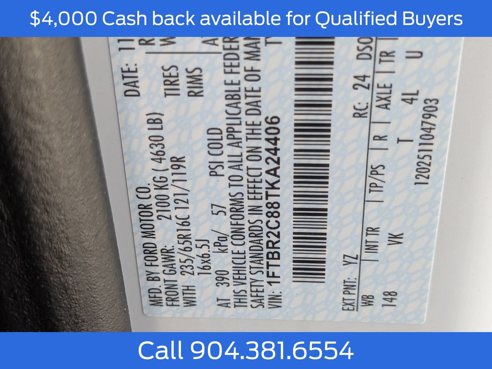 New 2026 Ford Transit 250 148 Medium Roof Extended AWD w/ Load Area Protection Package image 15