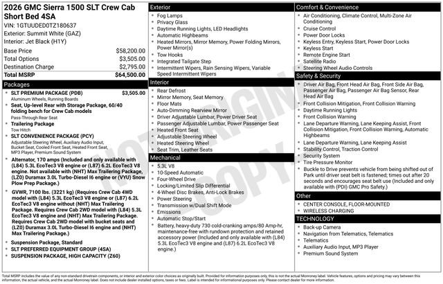 Used 2026 GMC Sierra 1500 SLT w/ SLT Premium Package image 30