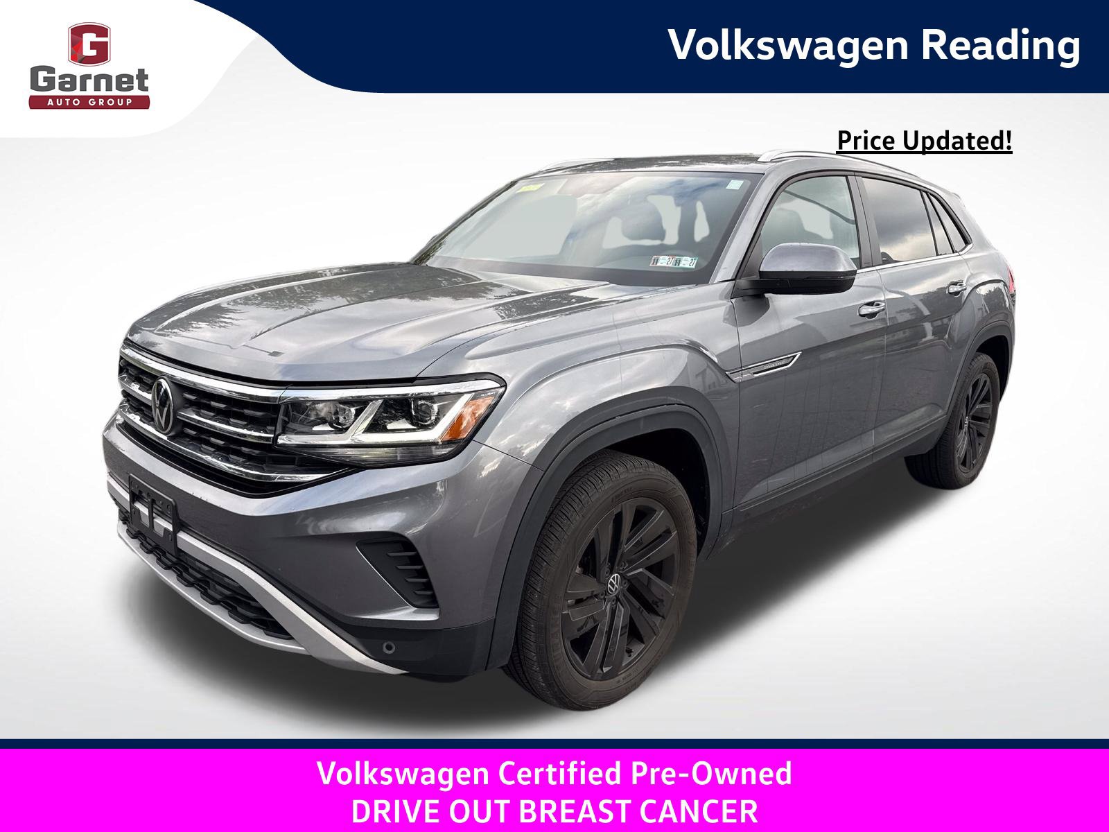 Certified 2023 Volkswagen Atlas Cross Sport SE w/ Panoramic Sunroof Package