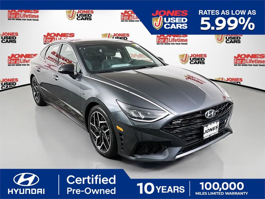 Used 2022 Hyundai Sonata N Line w/ Preferred Accessory Package FWD image 1