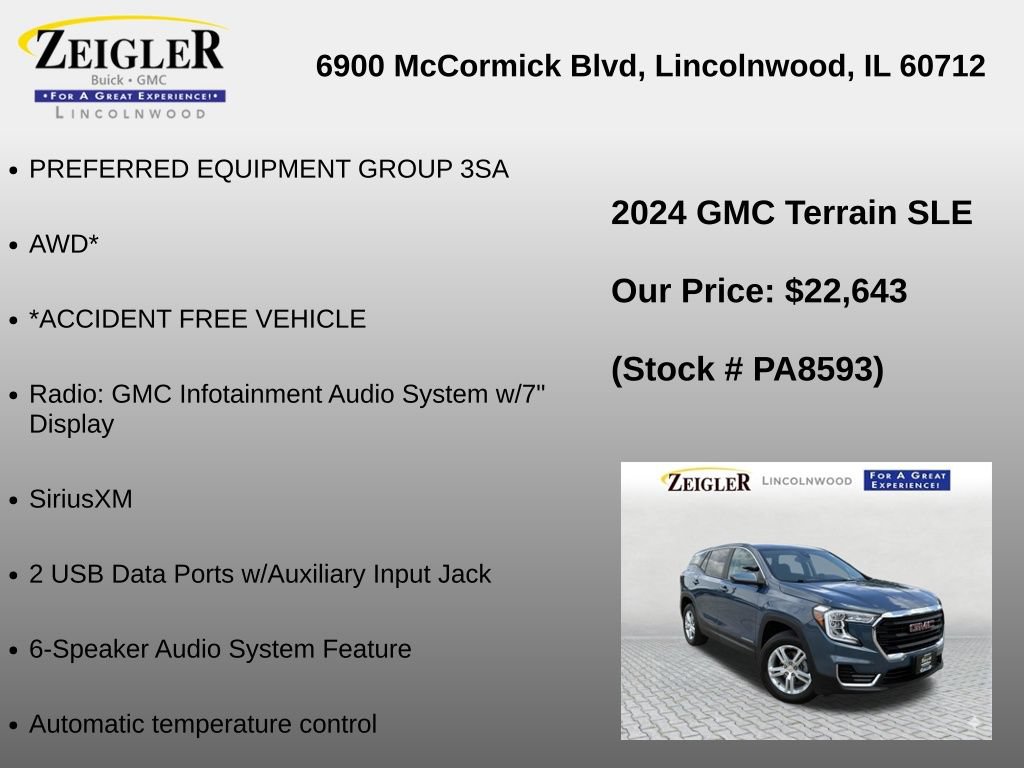 Used 2024 GMC Terrain SLE AWD/4WD image 6