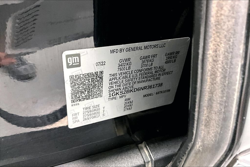 Used 2022 GMC Yukon SLT w/ SLT Luxury Package AWD/4WD image 39