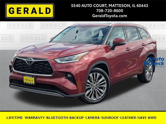 Certified 2022 Toyota Highlander Platinum image 1