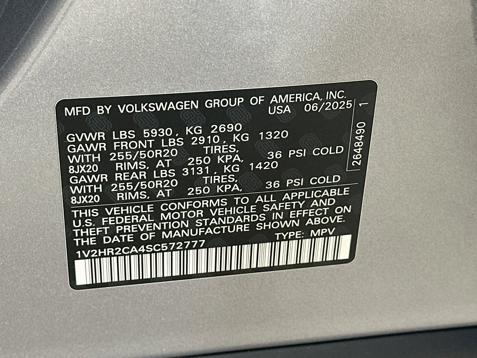 Used 2025 Volkswagen Atlas SE AWD/4WD image 48