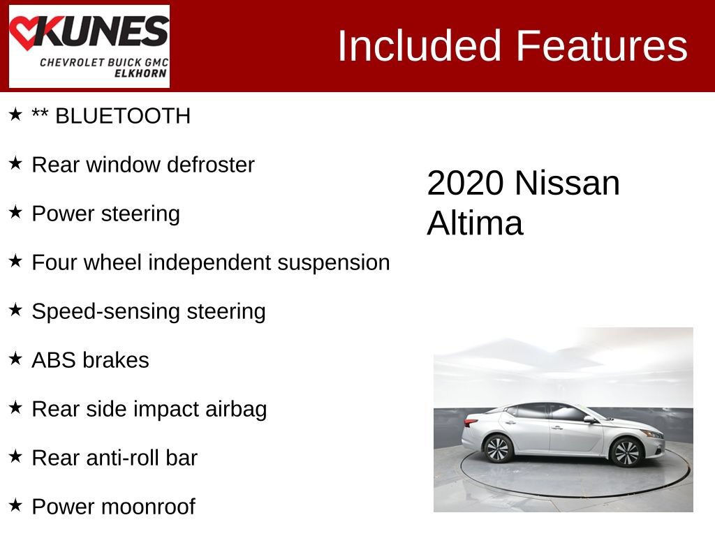 Used 2020 Nissan Altima 2.5 SV FWD image 3