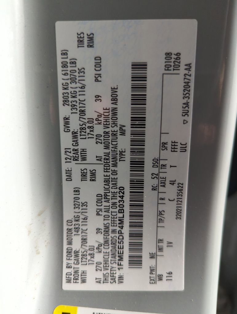 Used 2021 Ford Bronco Badlands image 24