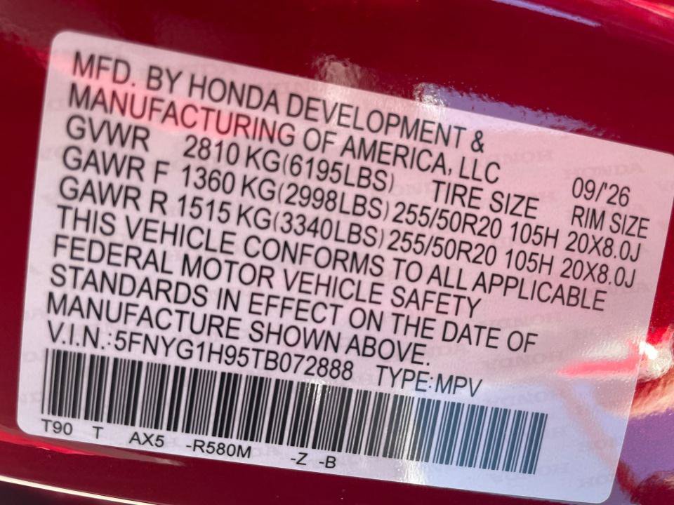 New 2026 Honda Pilot Black Edition image 35