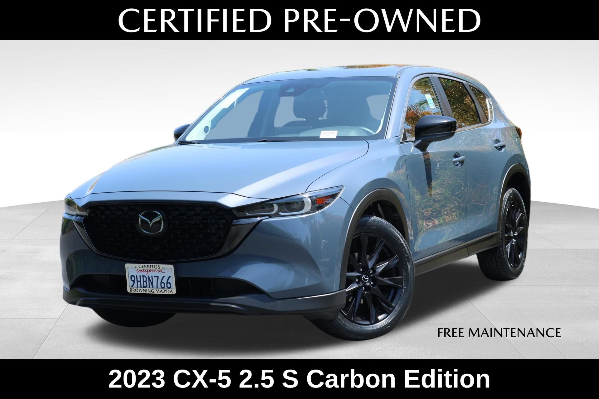Certified 2023 MAZDA CX-5 Carbon Edition AWD/4WD image 1