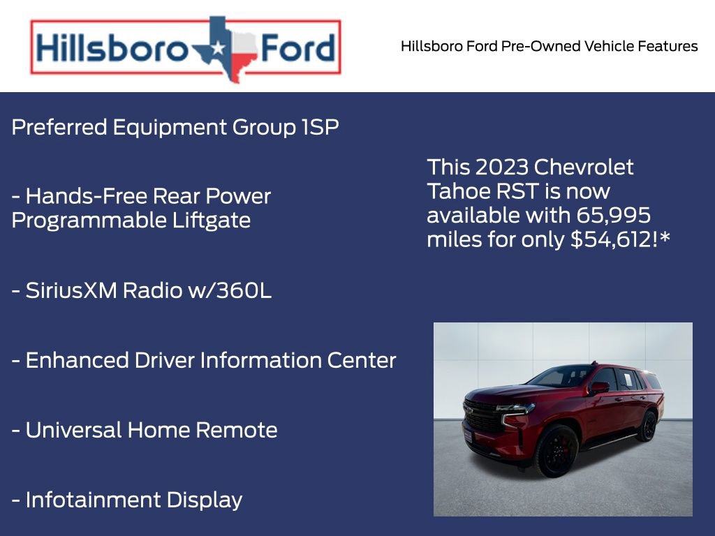 Used 2023 Chevrolet Tahoe RST w/ RST Performance Edition AWD/4WD image 9