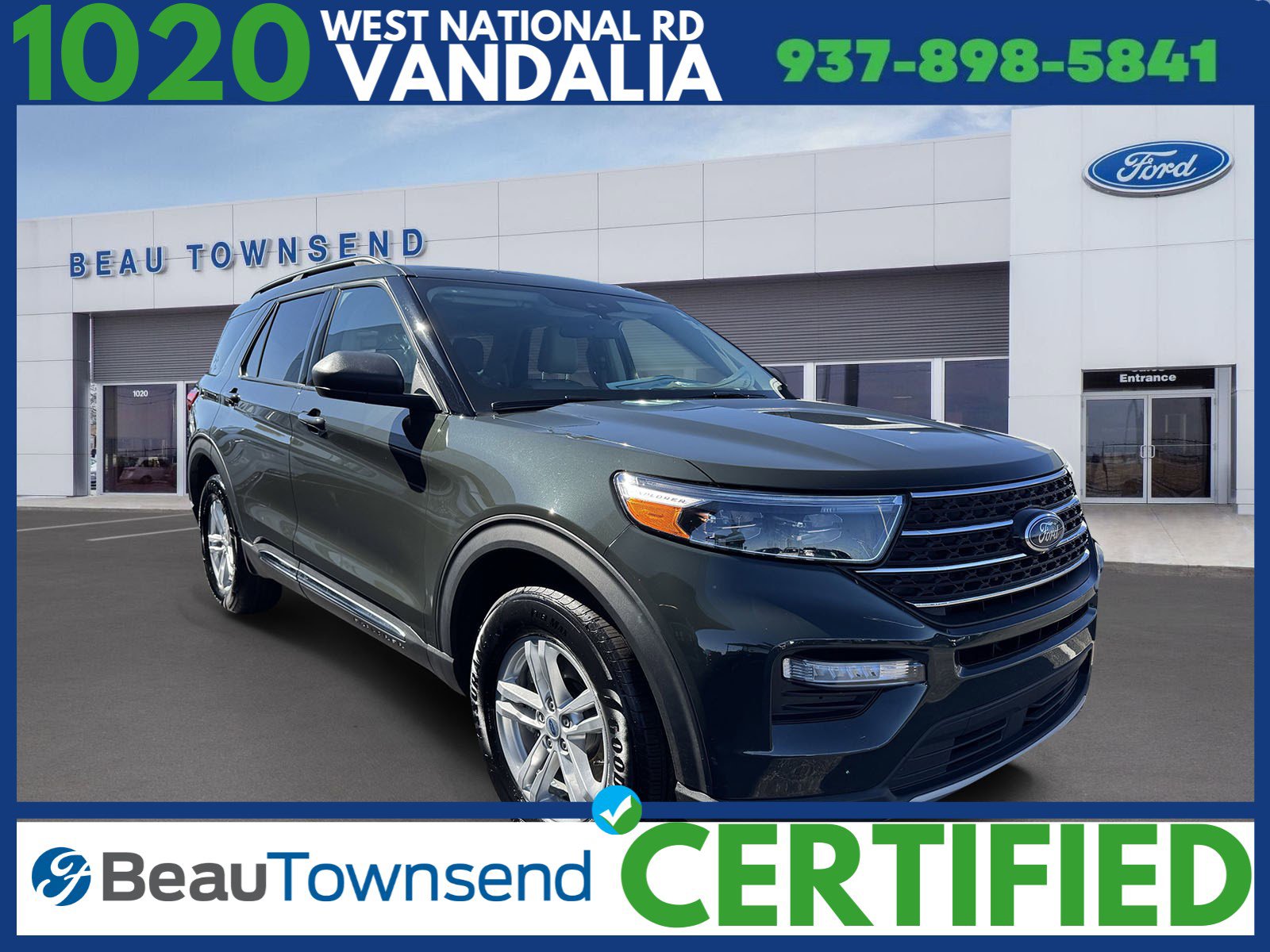 Certified 2023 Ford Explorer XLT w/ Equipment Group 202A