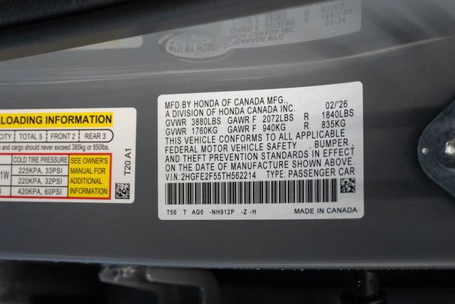 New 2026 Honda Civic Sport image 26