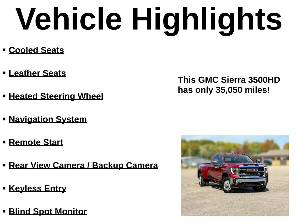 Used 2024 GMC Sierra 3500 SLT AWD/4WD image 35