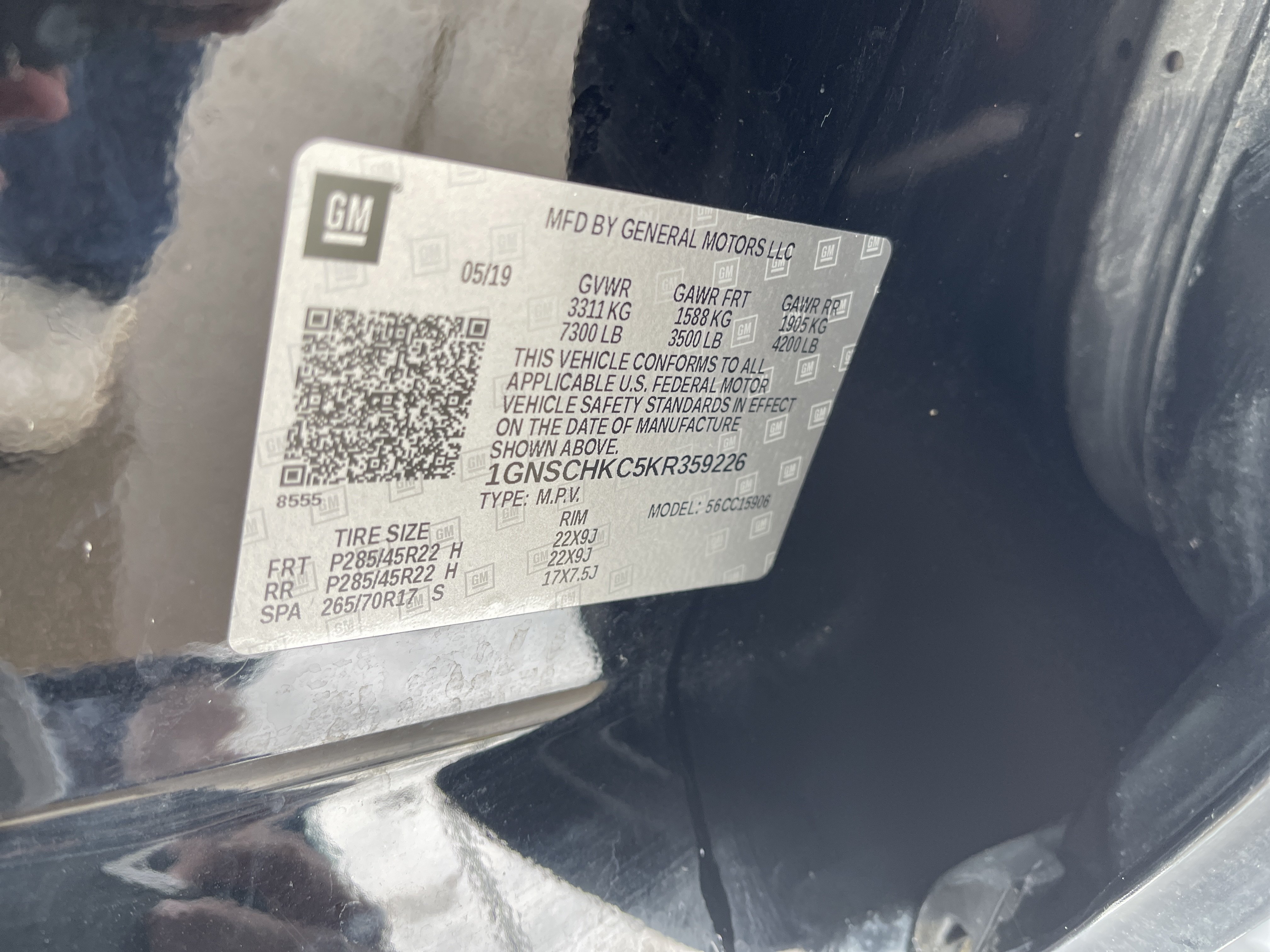 Used 2019 Chevrolet Suburban LT w/ LT Signature Package RWD image 43