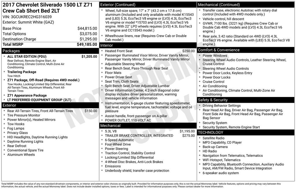 Certified 2017 Chevrolet Silverado 1500 LT w/ All Star Edition image 5