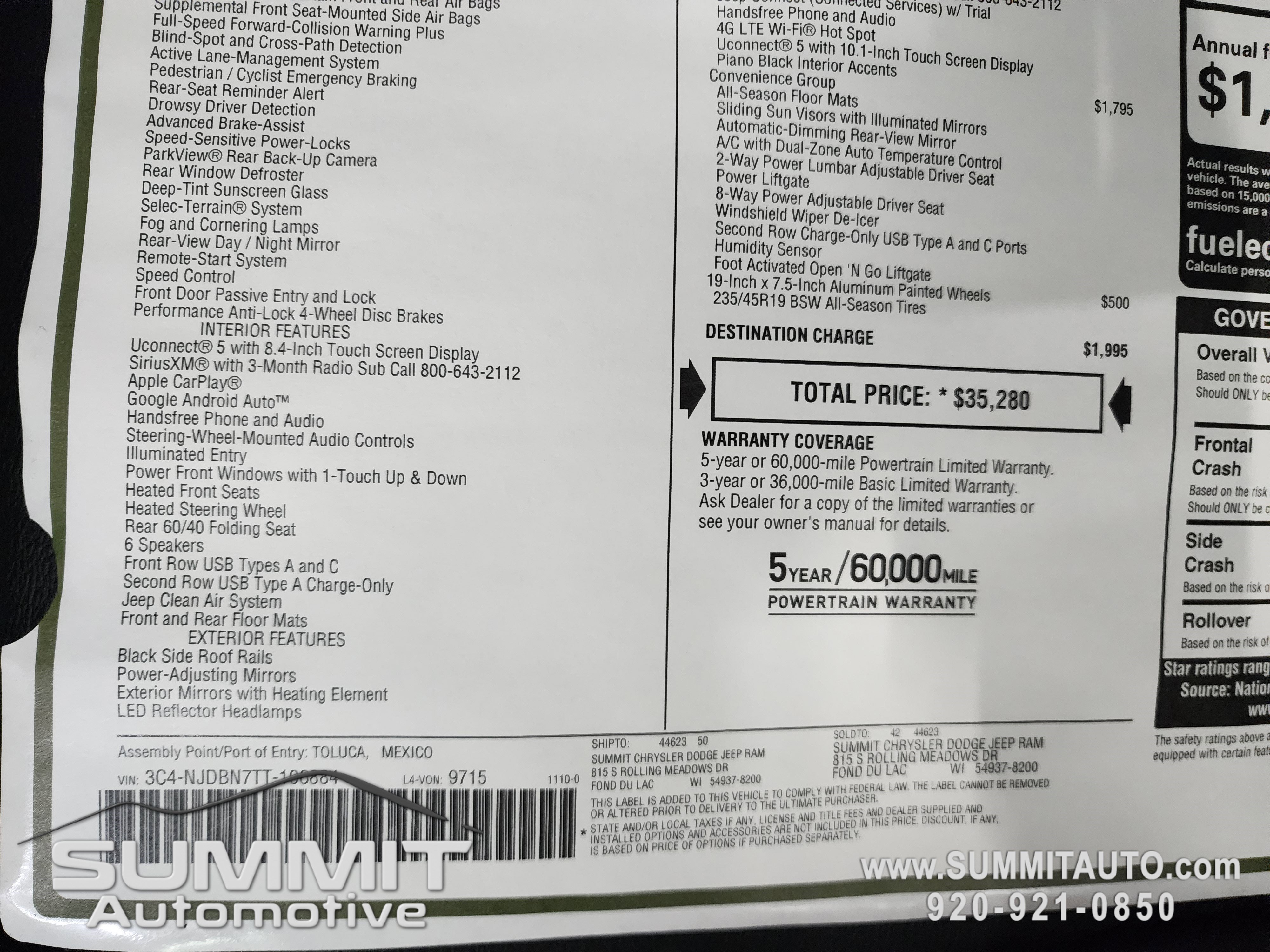 New 2026 Jeep Compass Latitude image 12