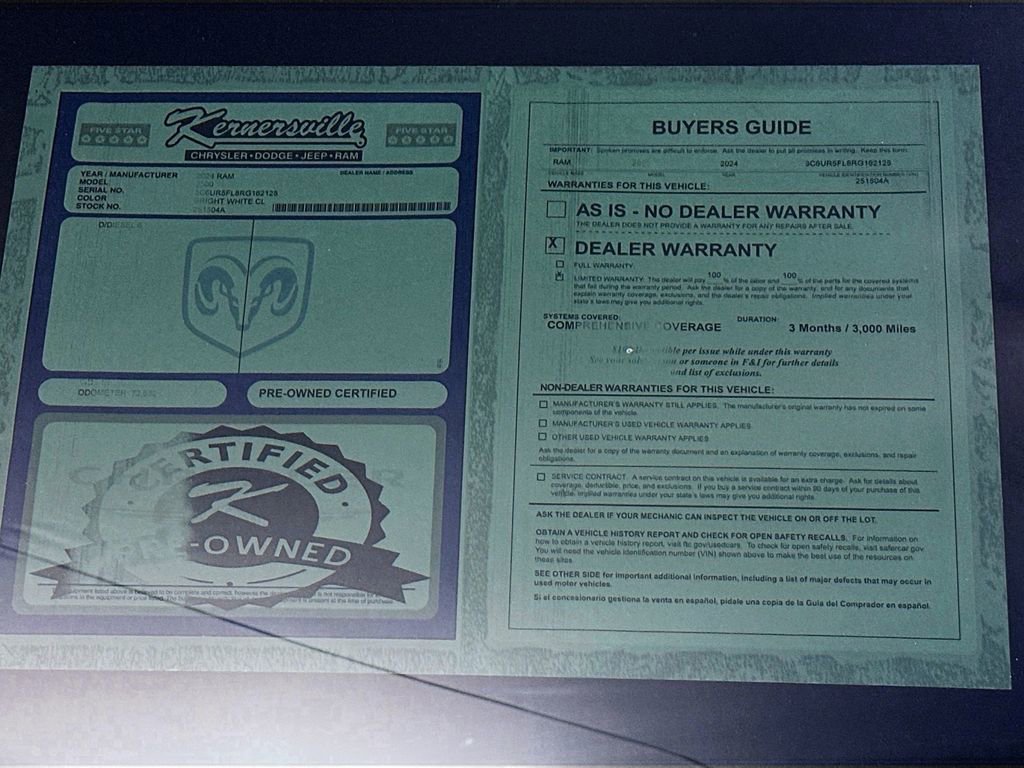 Used 2024 RAM 2500 Laramie w/ Sport Appearance Package image 38