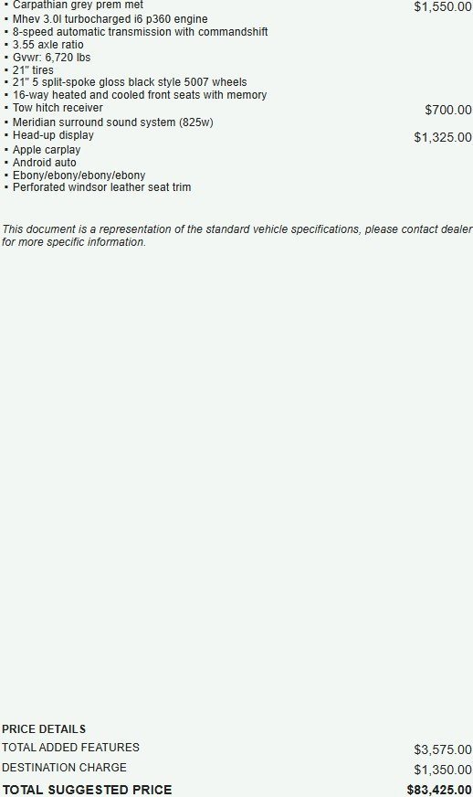 Used 2021 Land Rover Range Rover Sport HSE Silver Edition image 2