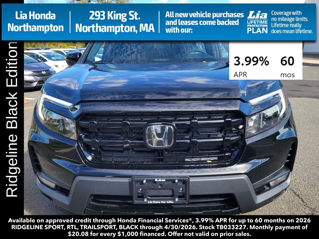 New 2026 Honda Ridgeline Black Edition image 10