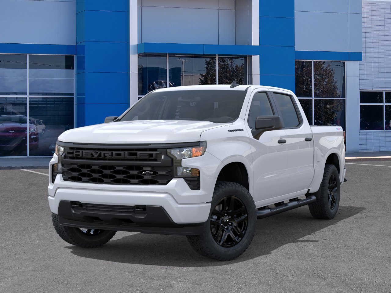New 2026 Chevrolet Silverado 1500 Custom w/ Turbomax Blackout Package AWD/4WD image 6