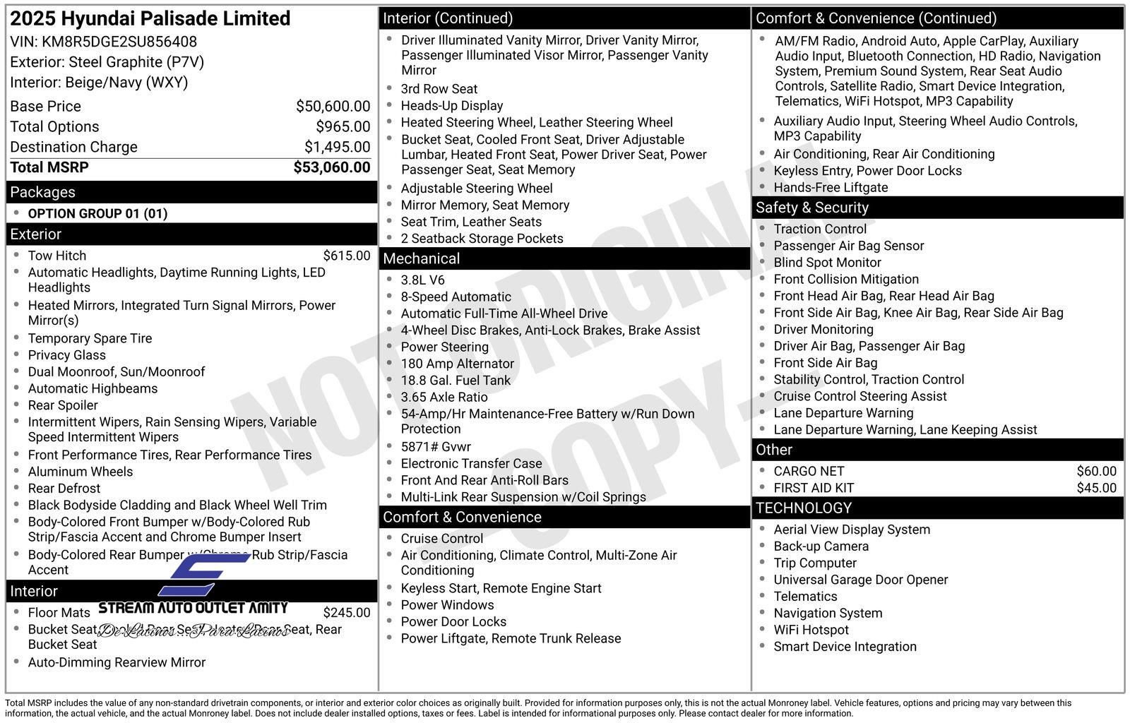 Used 2025 Hyundai Palisade Limited image 39