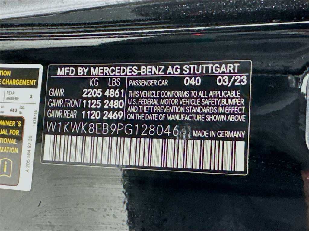 Used 2023 Mercedes-Benz C 300 4MATIC Cabriolet w/ Parking Assistance Package image 44