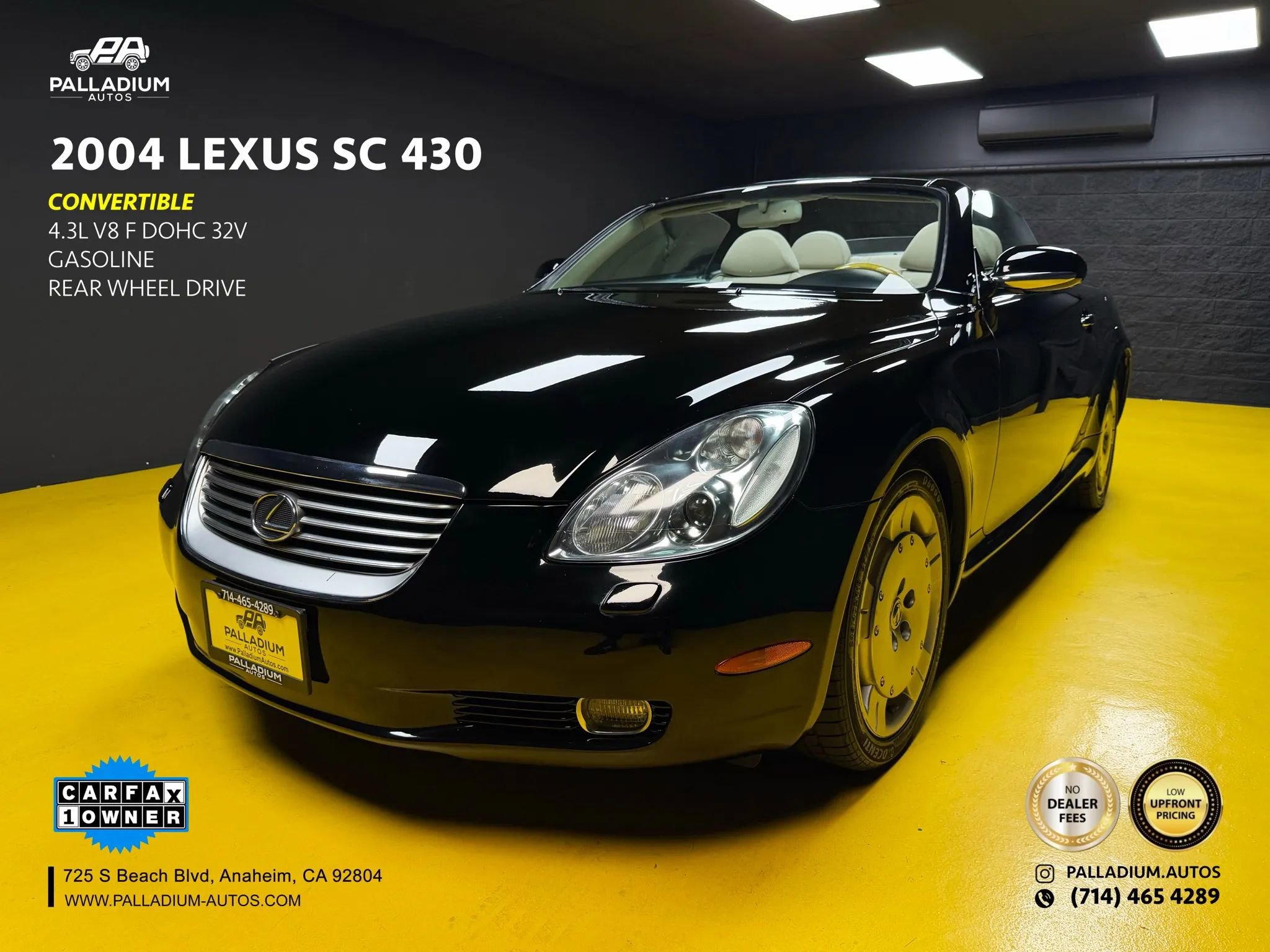 Used 2004 Lexus SC 430 Convertible