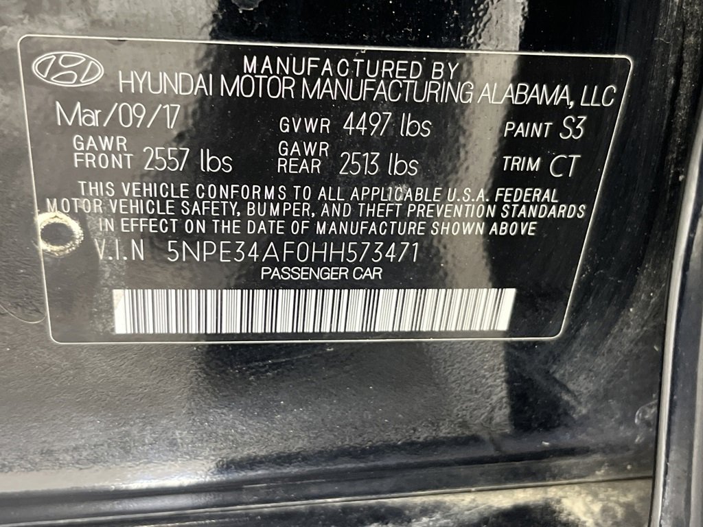 Used 2017 Hyundai Sonata Sport w/ Value Edition Package 02 image 9