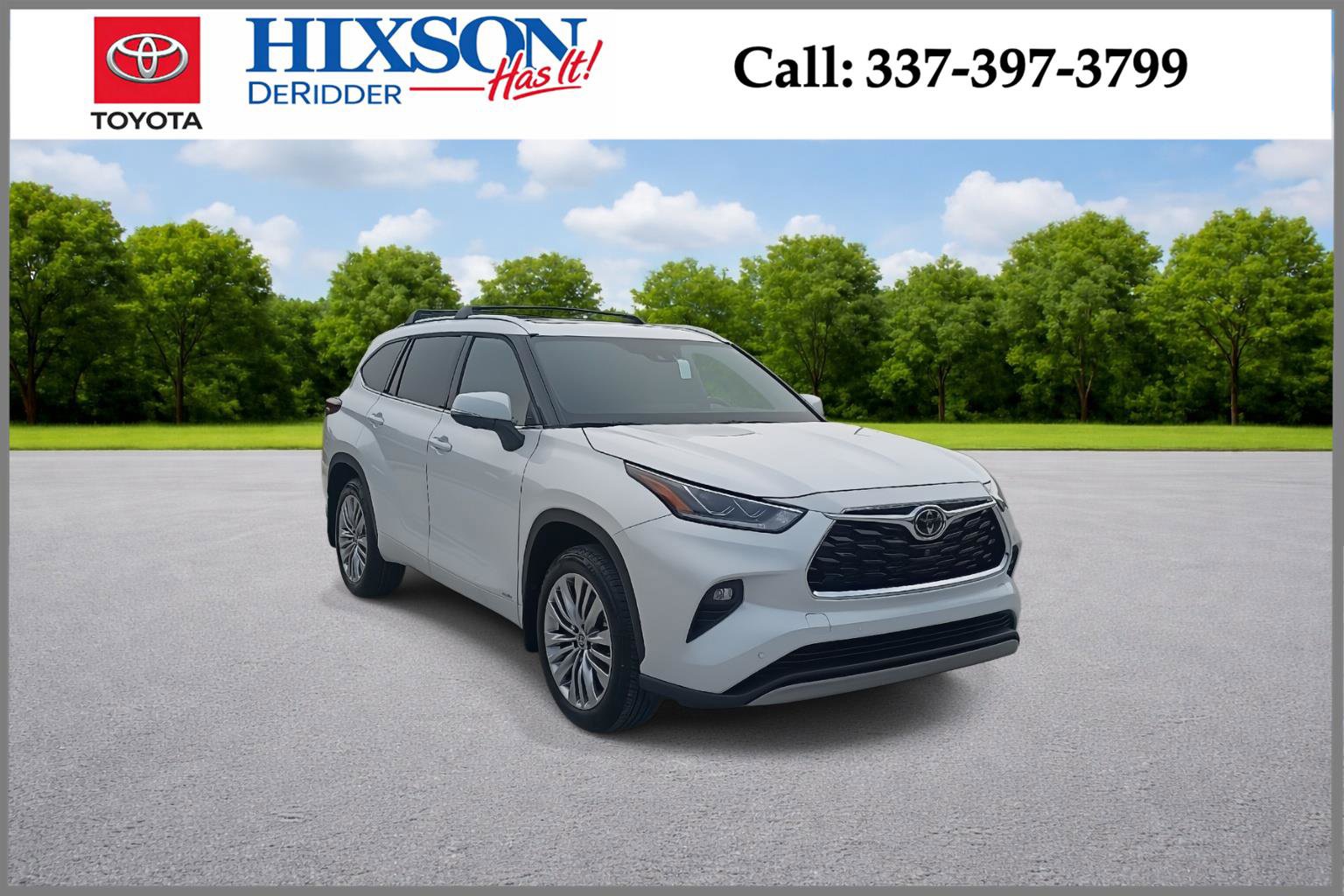 New 2026 Toyota Highlander Platinum
