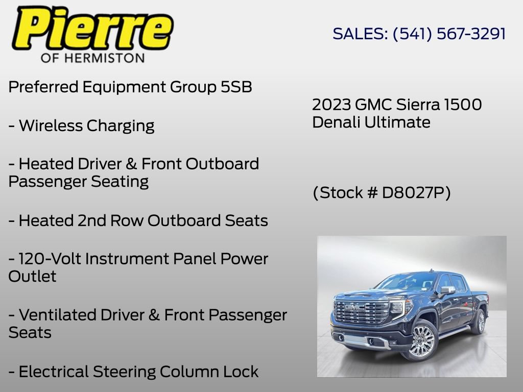 Used 2023 GMC Sierra 1500 Denali Ultimate AWD/4WD image 24