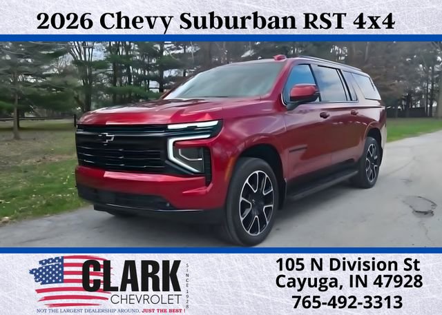 New 2026 Chevrolet Suburban RST w/ Comfort Package AWD/4WD image 1