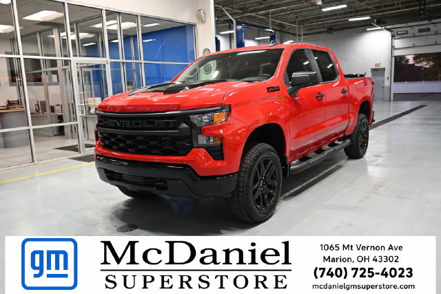 New 2026 Chevrolet Silverado 1500 Custom Trail Boss w/ Turbomax Blackout Package AWD/4WD image 1