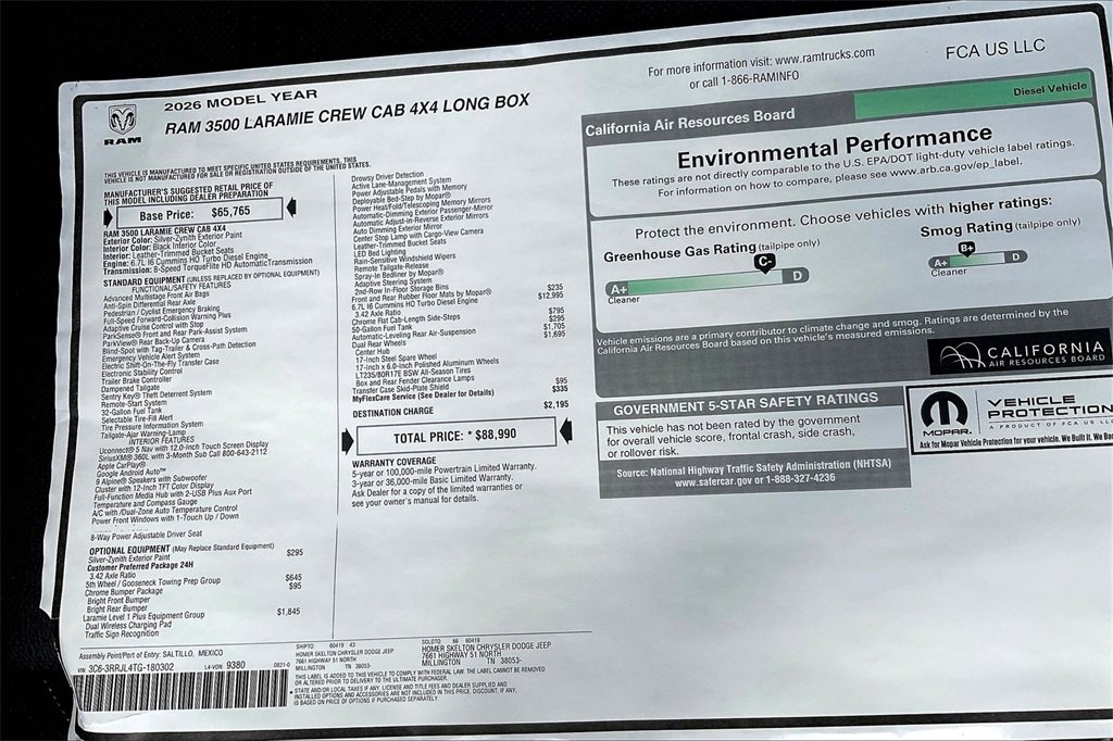 New 2026 RAM 3500 Laramie image 14