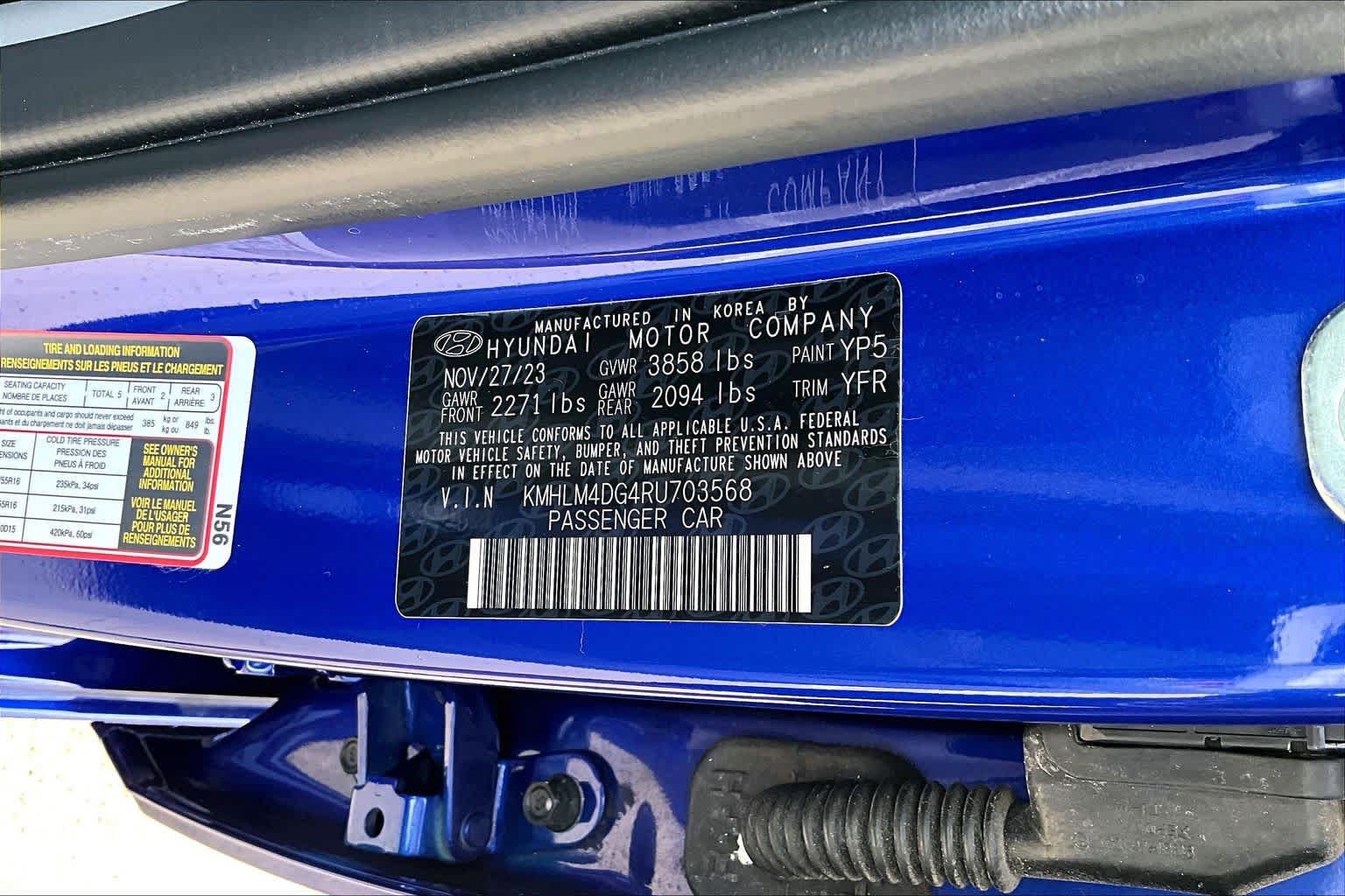 Certified 2024 Hyundai Elantra SEL FWD image 33
