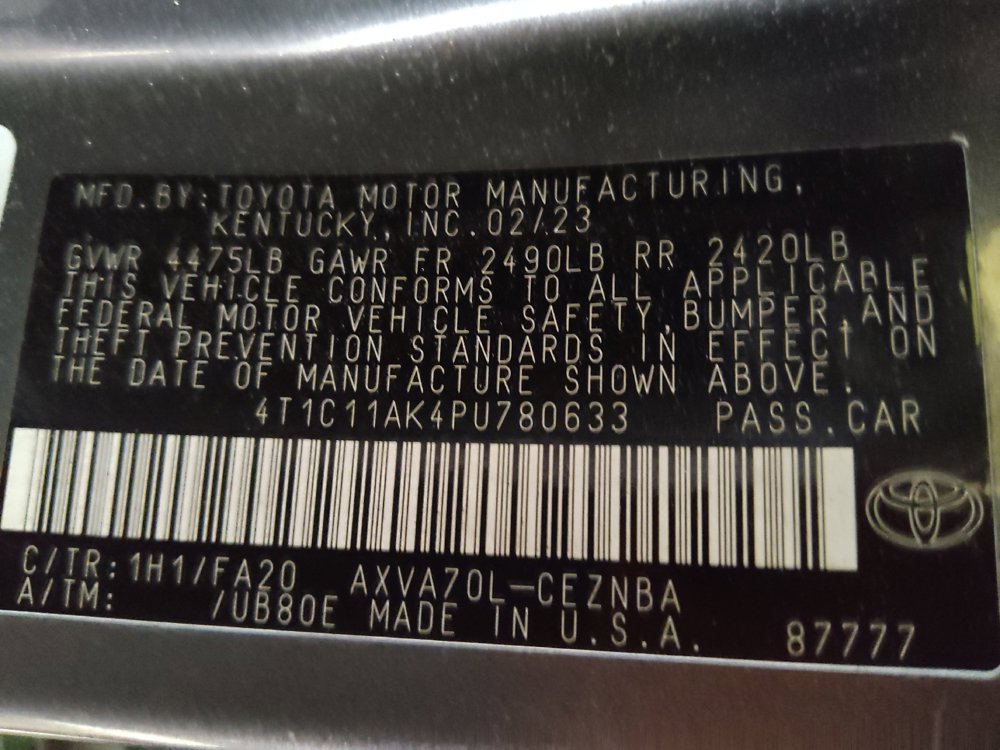 Used 2023 Toyota Camry LE FWD image 33