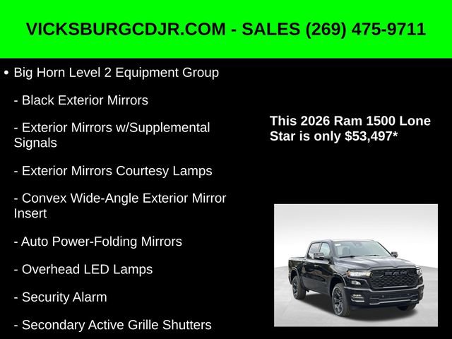 New 2026 RAM 1500 4x4 Crew Cab image 22