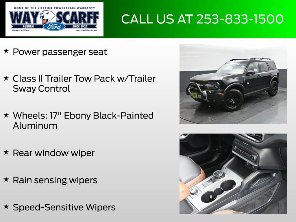New 2025 Ford Bronco Sport Outer Banks w/ Sasquatch Outer Banks Package image 37
