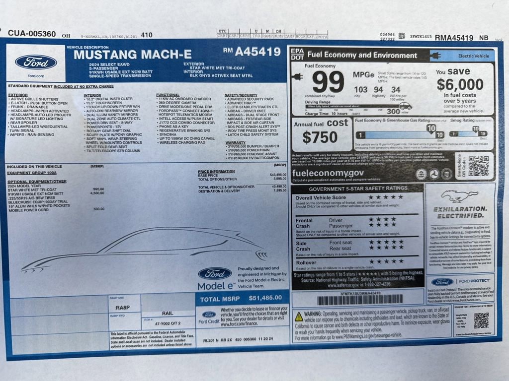 Used 2024 Ford Mustang Mach-E Select image 24