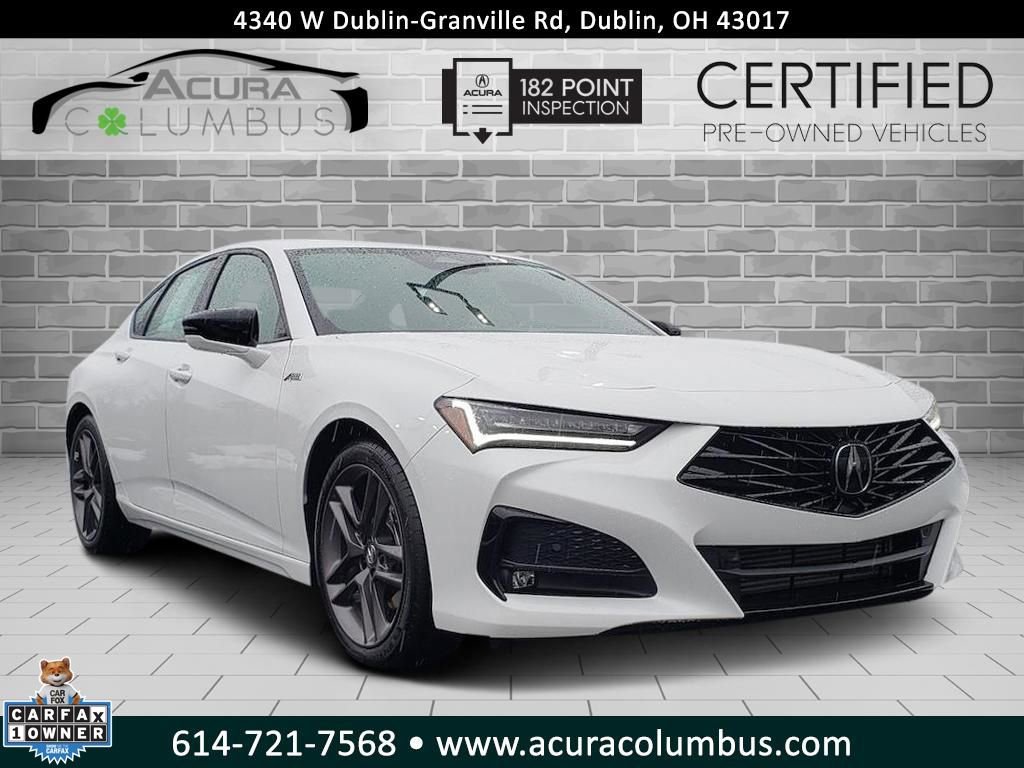 Certified 2025 Acura TLX SH-AWD w/ A-SPEC Pkg