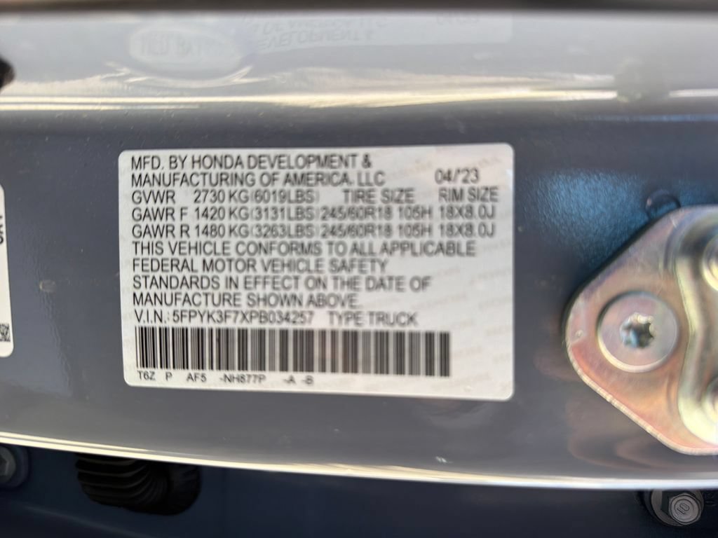 Certified 2023 Honda Ridgeline RTL-E image 33