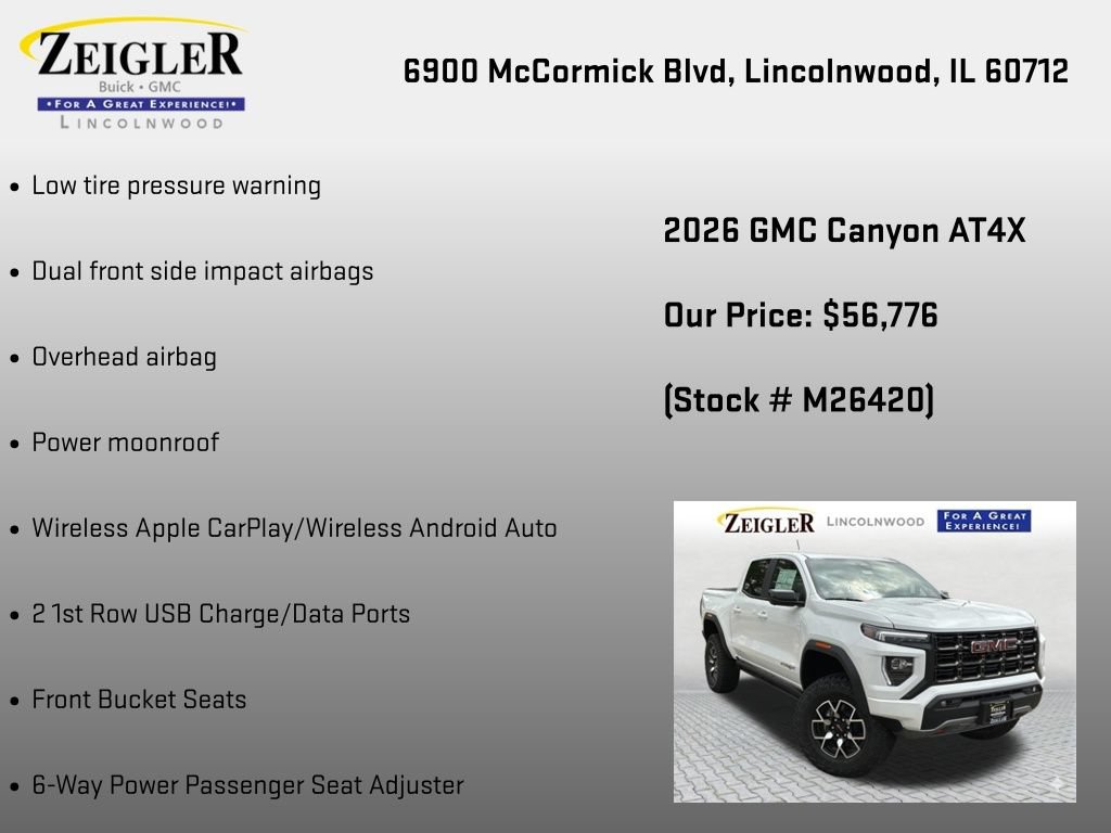 New 2026 GMC Canyon AT4X AWD/4WD image 30